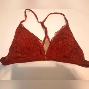 Maroon Lace Bralette